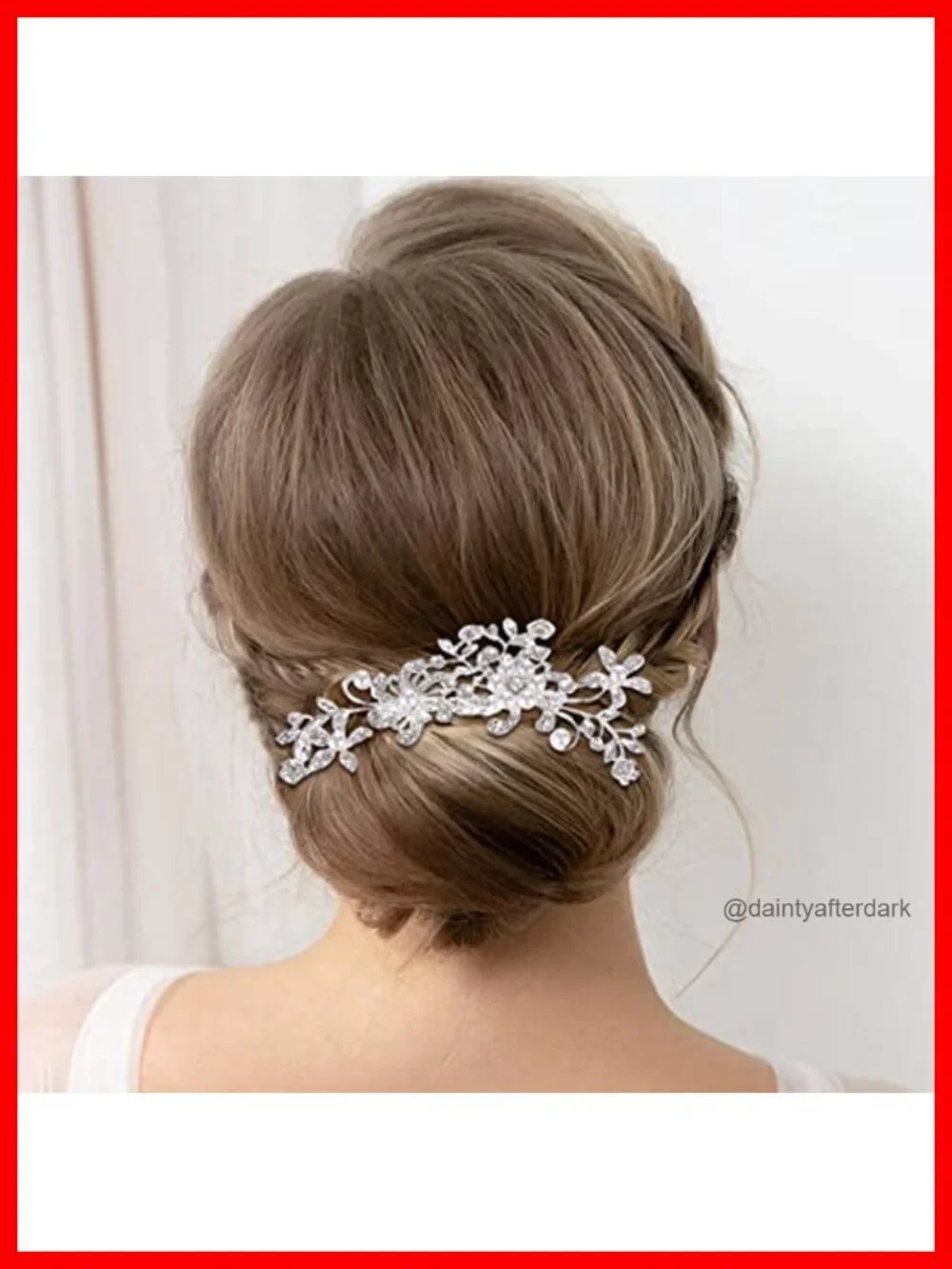 32 Pcs Wedding Hair Side Combs U-Shaped Twist Hair Pins Rhinestone Pearl Hair